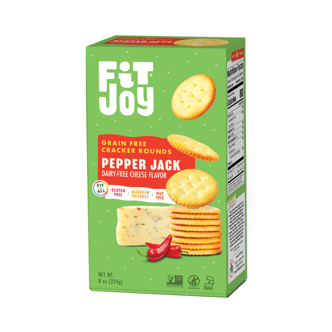 Pepper Jack Cracker Rounds FitJoy Foods