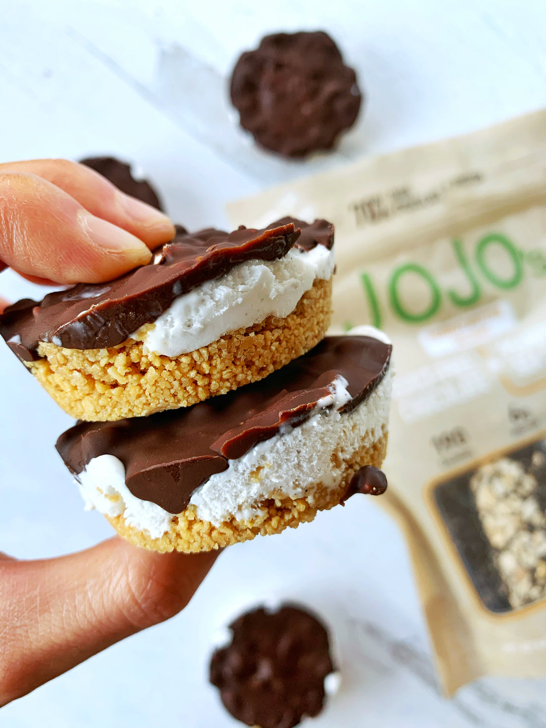 S’mores Ice Cream Cups⁠