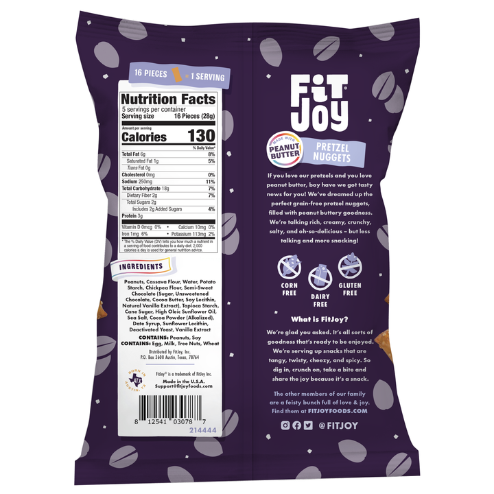 Chocolate Peanut Butter Filled Pretzel Nuggets