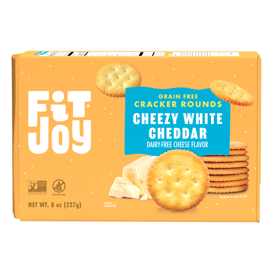 Cheezy White Cheddar Cracker Rounds