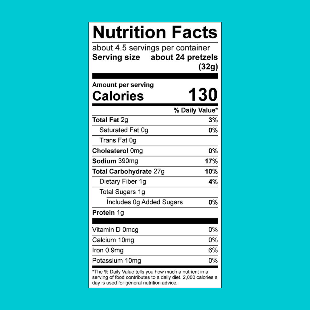 Sea Salt Pretzel Sticks