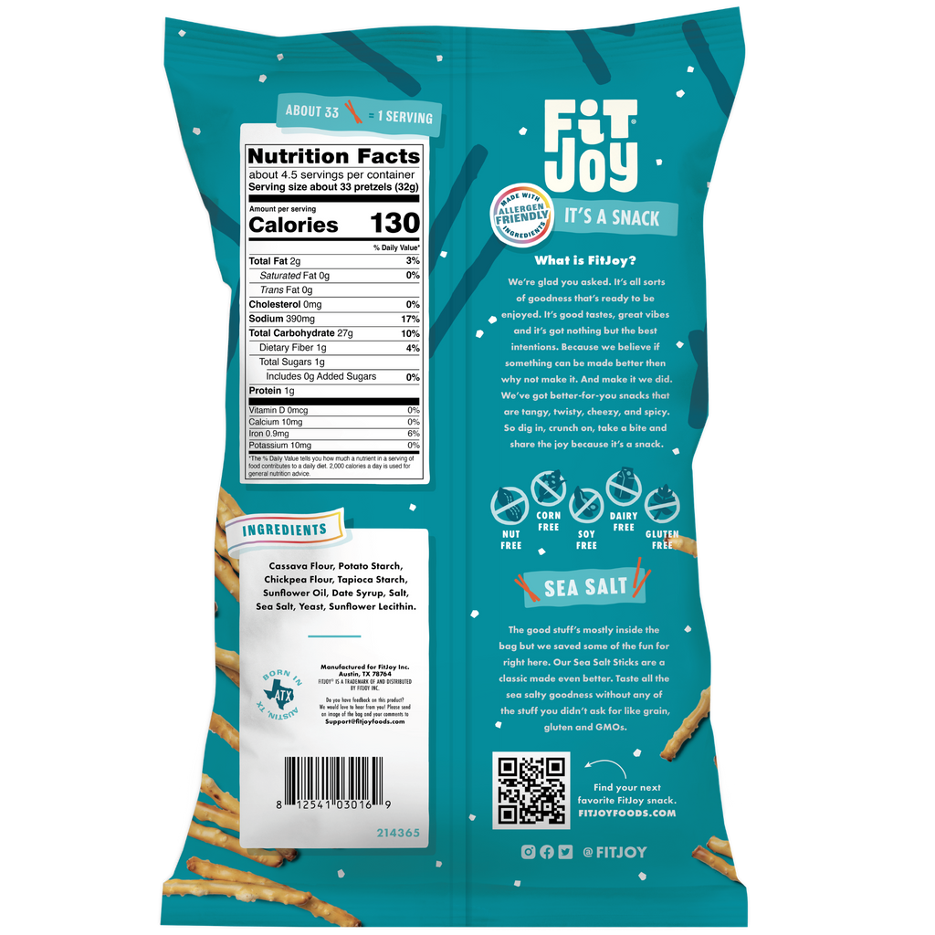 Sea Salt Pretzel Sticks