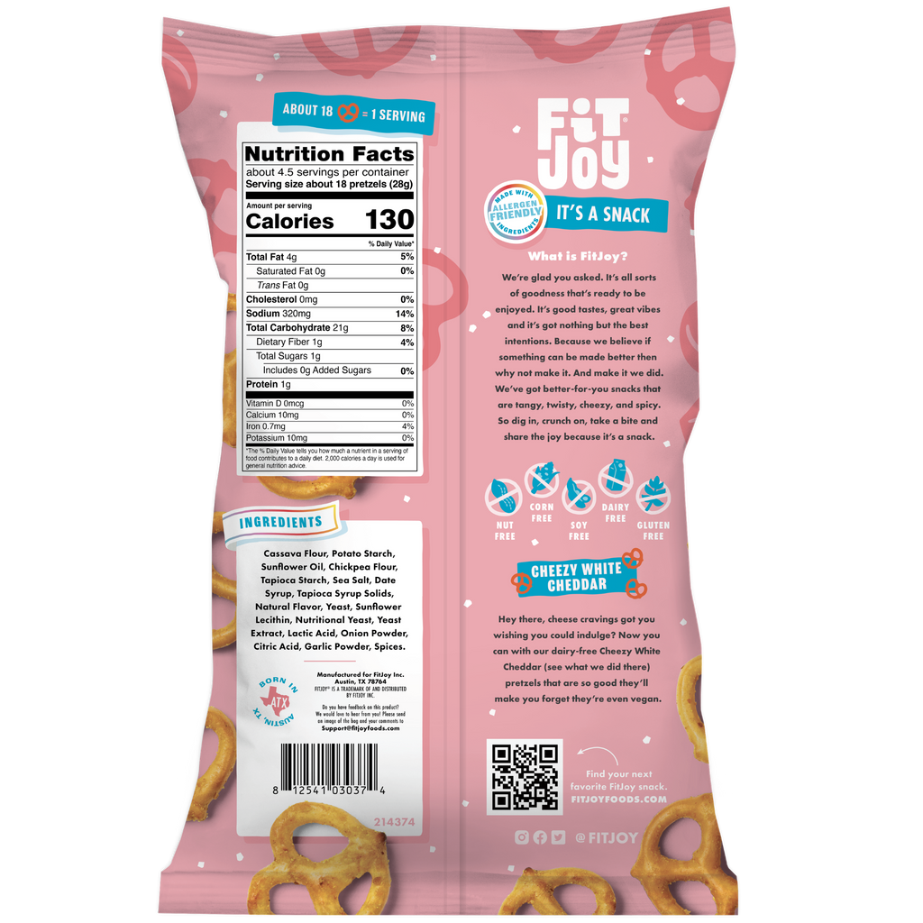 Cheezy White Cheddar Pretzel Twists