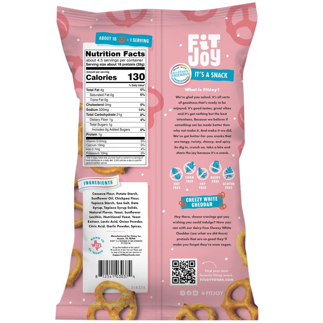 Cheezy White Cheddar Pretzel Twists