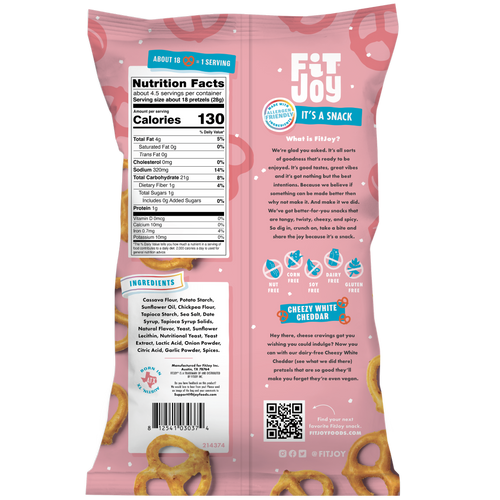 Cheezy White Cheddar Pretzel Twists