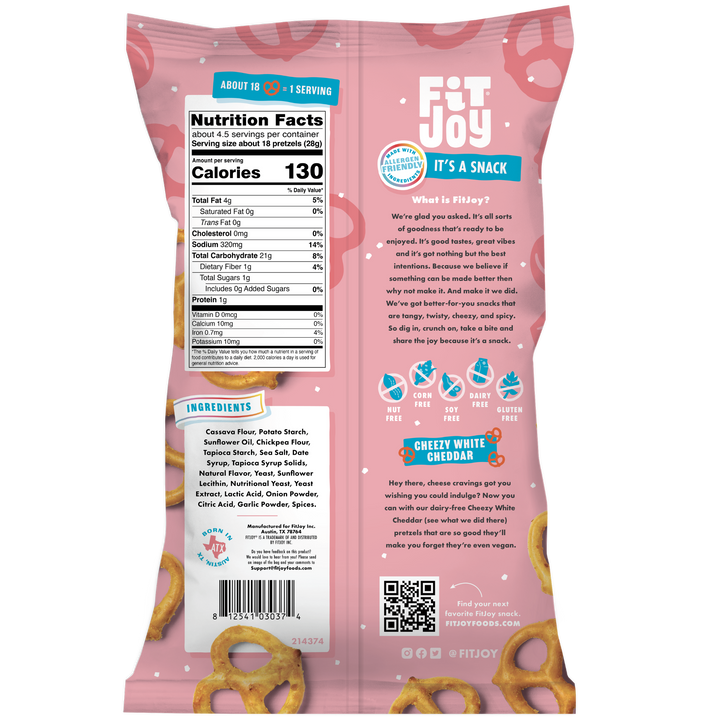 Cheezy White Cheddar Pretzel Twists