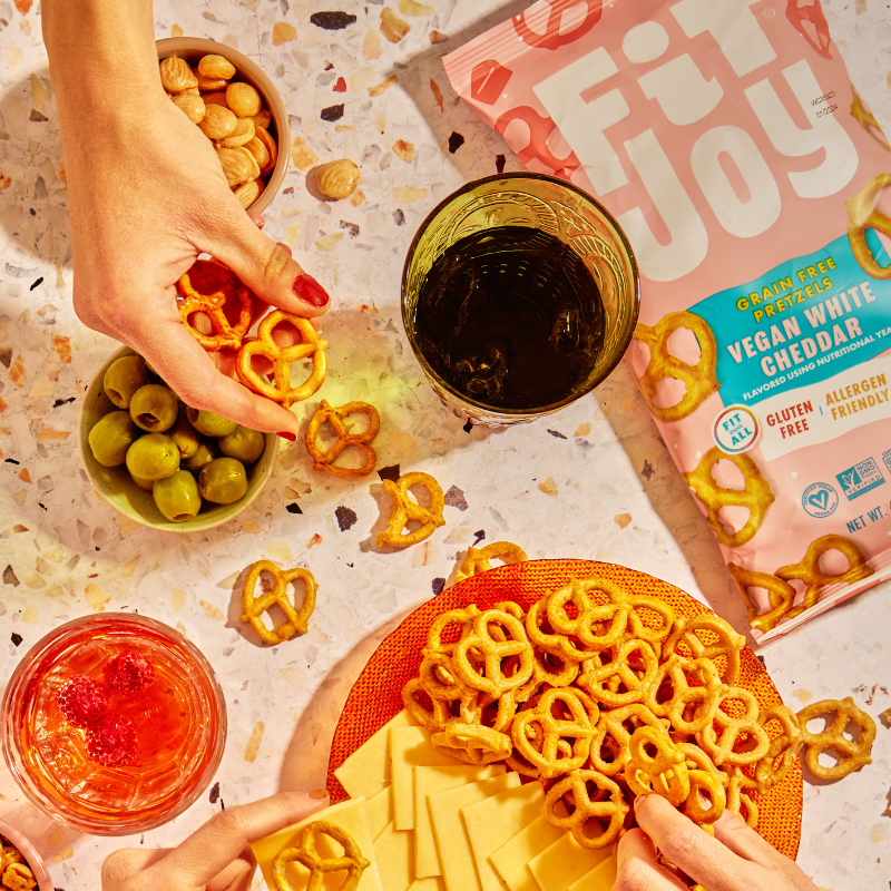 Cheezy White Cheddar Pretzel Twists